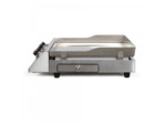 Plancha inox 2 thermostats livoo
