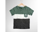 T-Shirt Garçon Color Block Uni