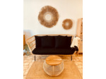 Miroir en Paille MAYA BOHEME MENDONG