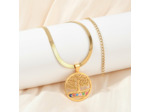 Collier arbre de vie + mauvais oeil