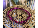 Bracelet œil de tigre rose