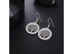 Boucle d'oreilles arbre de vie