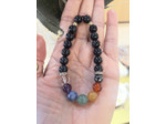 Bracelets 7 chakras Onyx Femme