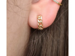 Boucles Créoles Raphaël - Plaqué Or