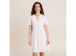 Robe évasée oeillets et clous