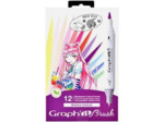 Coffret 12 marqueurs à alcool Graph'it
