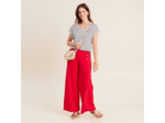 Pantalon large à pont