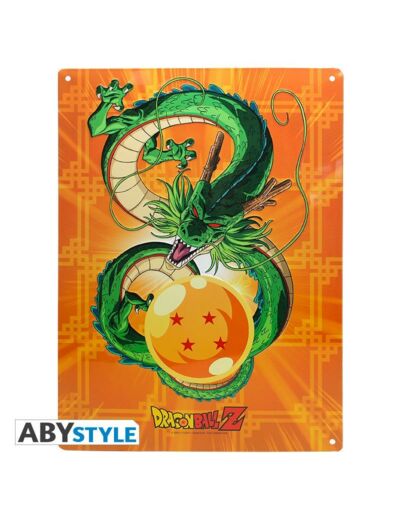 DRAGON BALL - Plaque métal "Shenron" (28x38) Broch