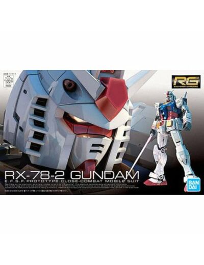 GUNDAM - Model Kit - Real Grade - RX-78-2 Gundam - 13 CM