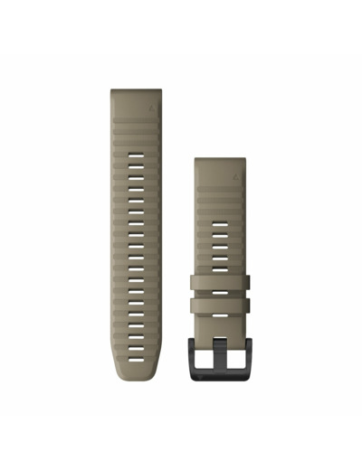 Bracelet de montre Garmin Quickfit 22 en silicone beige