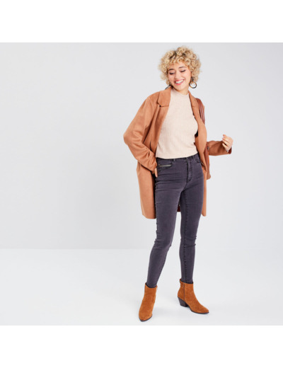 Jeans skinny taille haute