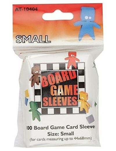 100 Board Game Sleeves 44x68mm