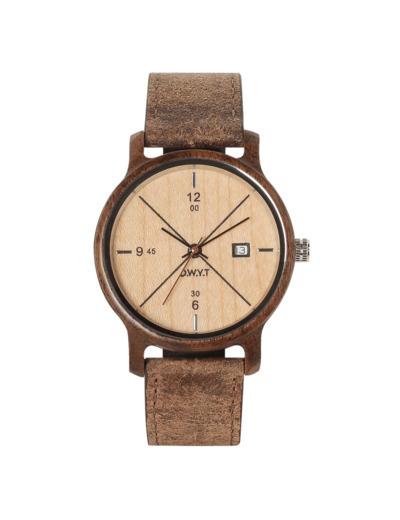 DWYT montre Baïkal Marron sépia