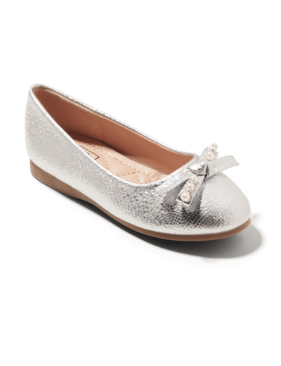 Ballerine fille argent