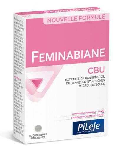 PILEJE FEMINABIANE CBU 30 COMPRIMÉS BICOUCHE