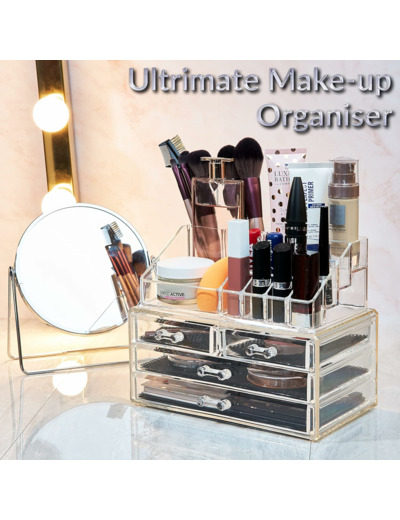 DUO DE RANGEMENT MAQUILLAGE EN ACRYLIQUE