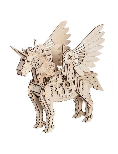 Licorne - maquette 3D mobile en bois