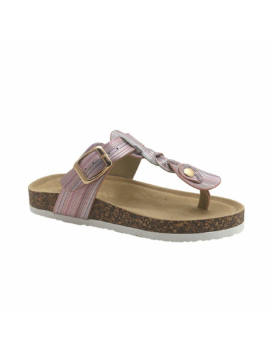 Mule plate junior fille rose