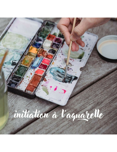 Atelier aquarelle 2h pour débutants avec Kler Dardel