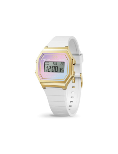 Montre Ice-Watch ICE digit retro White delight