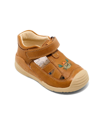 Bottillon ferme bebe garcon camel