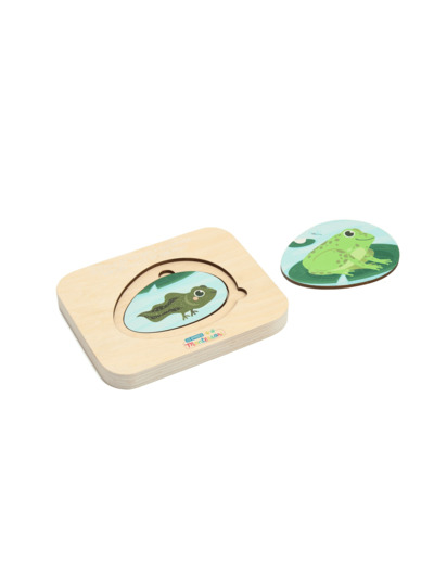 MONTESSORI MON PUZZLE CYCLE DE VIE GRENOUILLE