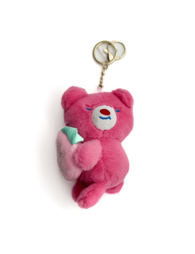 PORTE CLE MIGNON OURS FRAISE