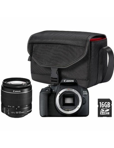 Pack appareil photo + accessoires ref eos 2000d