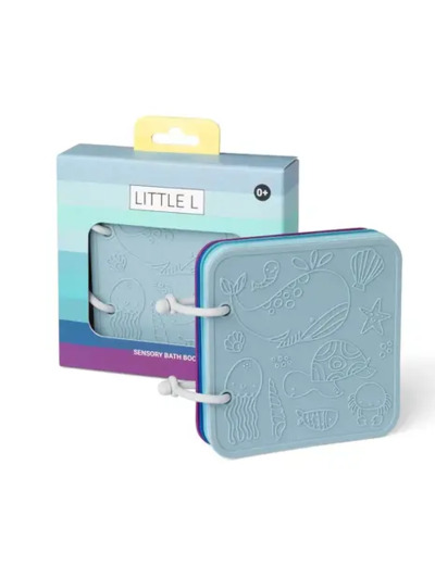 Livre de bain en silicone bleus - LL033-002 - Little L