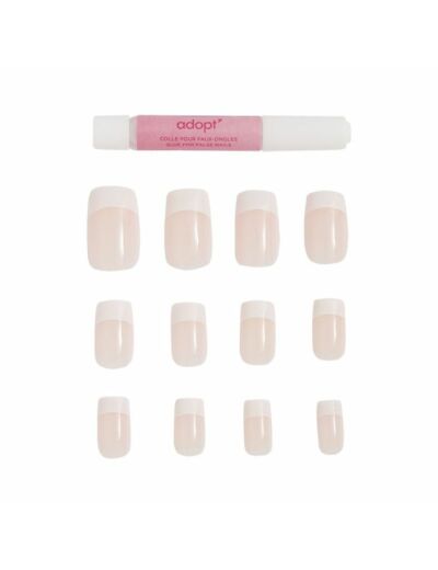 Faux-ongles   - Pack de 12 faux ongles effet naturel