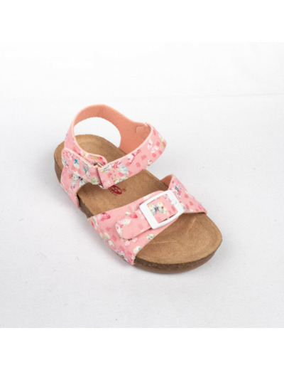 Sandale ouverte fille rose