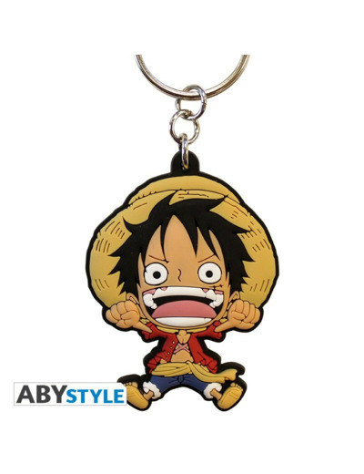 ONE PIECE - Porte-clés PVC "Luffy SD"