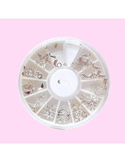 CARROUSEL ARGENT- DECO NAIL ART N°11
