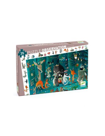 Puzzle Observation - l'Orchestre - 35Pcs - DJECO - DJ07588