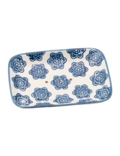 PORTE SAVON RECTANGLE EN CERAMIQUE SAVONNERIE DE NYONS