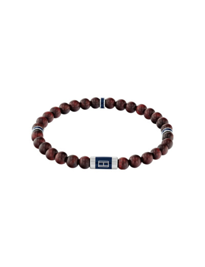 Bracelet Tommy Hilfiger en acier et bois