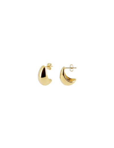 Boucles d'oreilles ZAG Emmy en acier doré