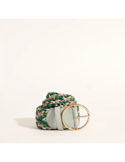 Ceinture Fiesta Tressée Bleu