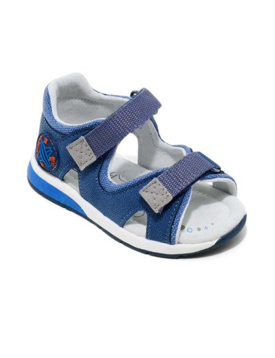 Bottillon ouvert bebe garcon marine
