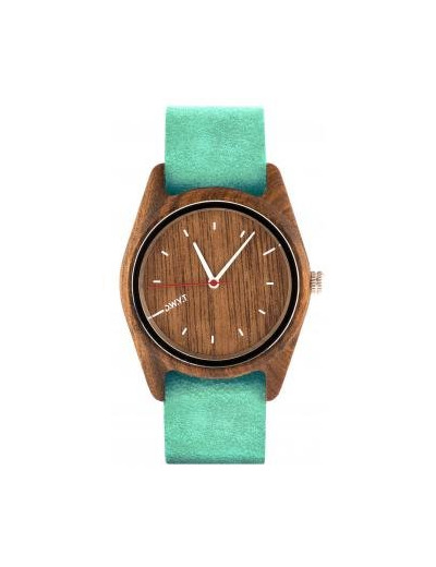 D.W.Y.T Montre Toundra Bois Cuir Vert