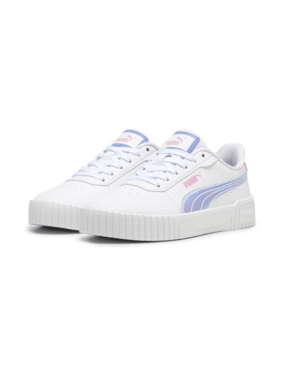 Basket junior fille blanc puma carina 2.0 deep dive