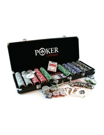 Mallette Poker - Premium Grimaud - 500 jetons