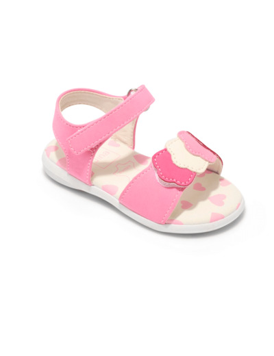 Sandale ouverte bebe fille rose