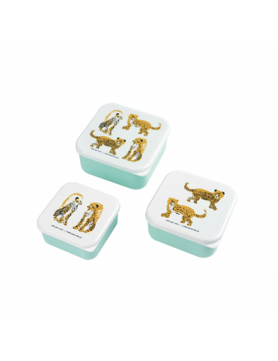 Set de 3 Lunch Box Jaguars - LJ994P - Petit Jour Paris