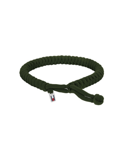 Bracelet Tommy Hilfiger en textile vert