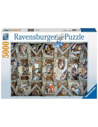 Ravensburger - Puzzle 5000 pièces - Chapelle Sixtine