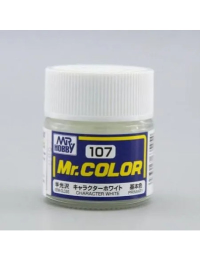 GUNZE C-107 MR. COLOR (10 ML) CHARACTER WHITE