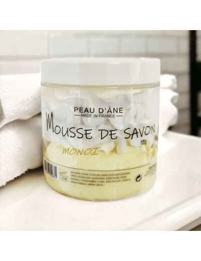 Mousse de savon monoï