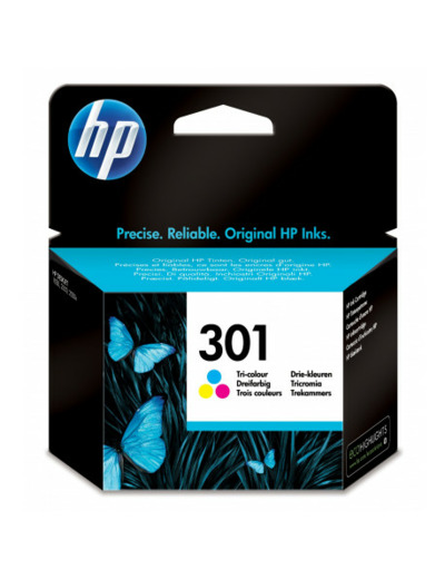 Cartouche d'encre originale hp 301 couleur