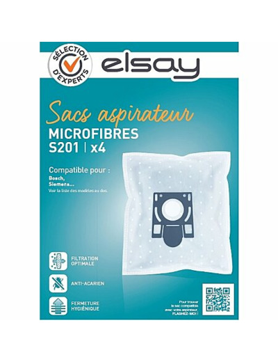 Sac aspirateur s201 - sélection d'expert - elsay